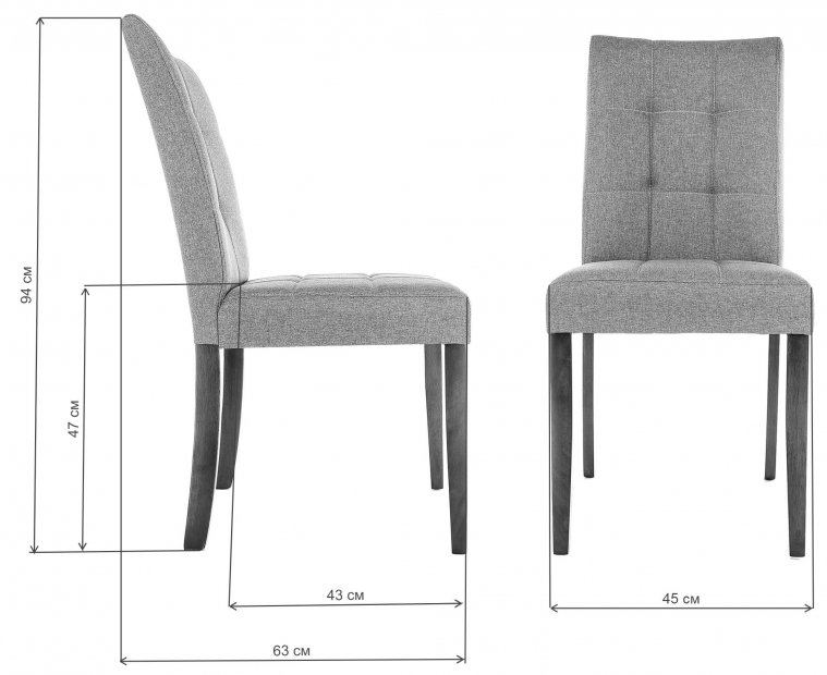 Стул Madina white / fabric purple