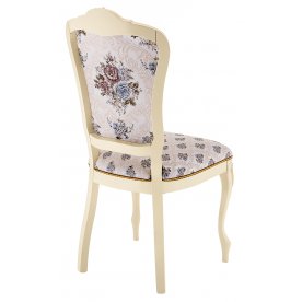 Стул Руджеро патина золото / молочный