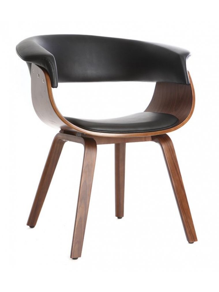 Стул Synchrony черный / коричневый