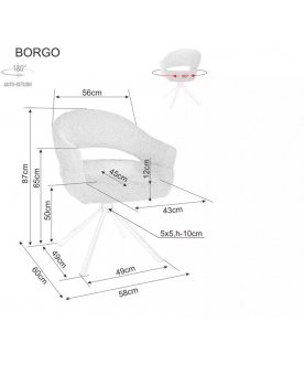 Кресло Borgo