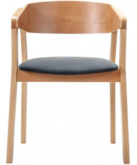 Стул-кресло Dalia grey / натуральный