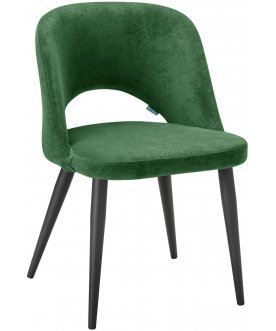 Стул-кресло Lars зеленый / черный