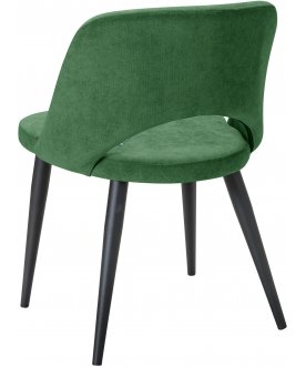 Стул-кресло Lars зеленый / черный