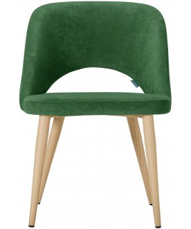 Стул-кресло Lars зеленый / натуральный дуб