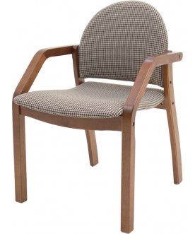 Стул-кресло Джуно 2.0 натуральное дерево / бежевый