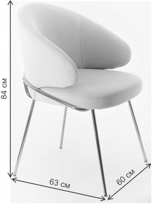 Кресло Филипп изумрудное / хром