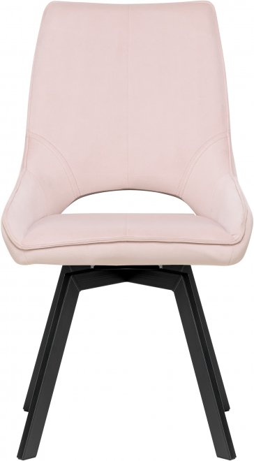Кресло Галвес 360 пудровый / черный