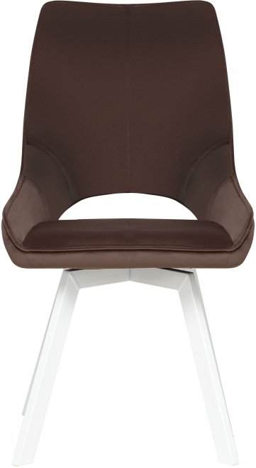 Кресло Галвес 360 шоколадный / белый