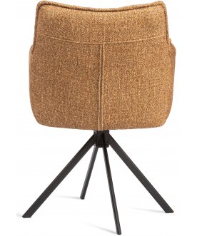 Стул на металлокаркасе Lutz светло-коричневый