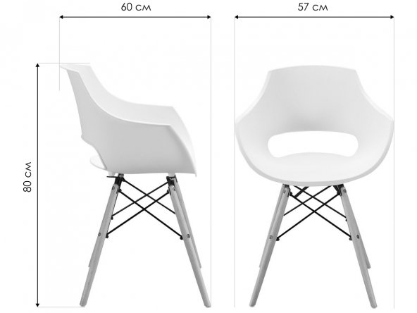 Кресло PC-07 белый