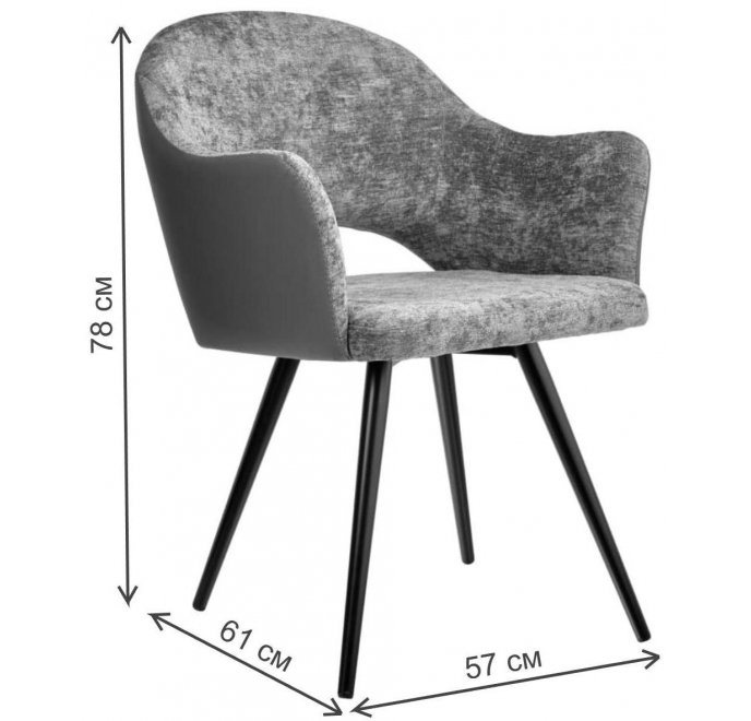 Кресло поворотное Bruno латте