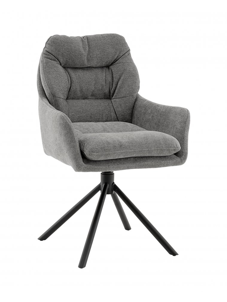 Кресло Ларио букле / серый