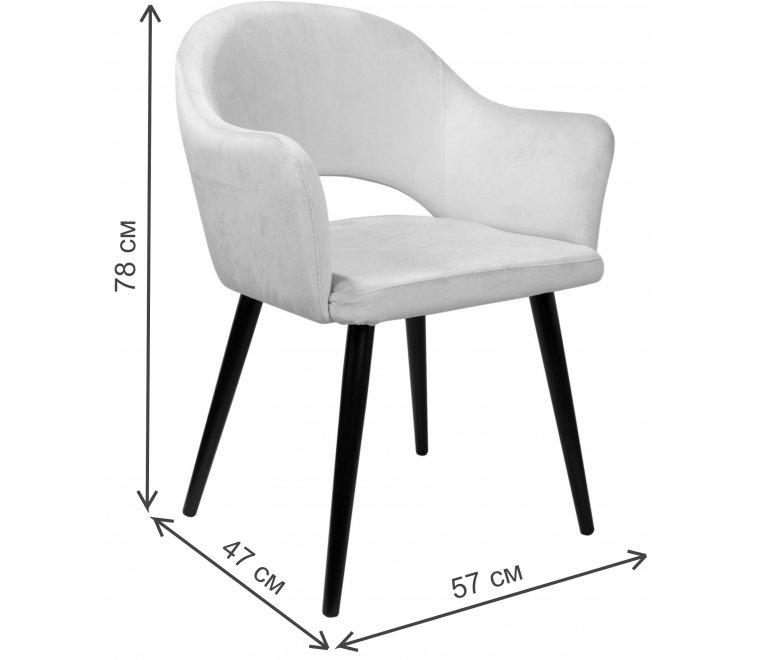 Кресло Сириам молочное