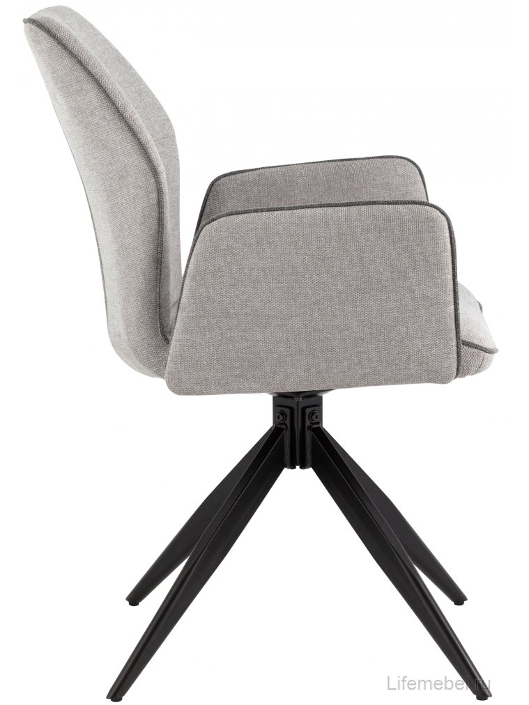 Кресло поворотное Синди серое