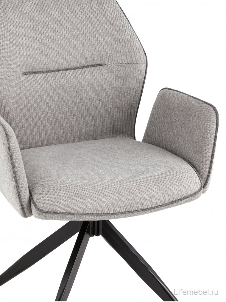 Кресло поворотное Синди серое
