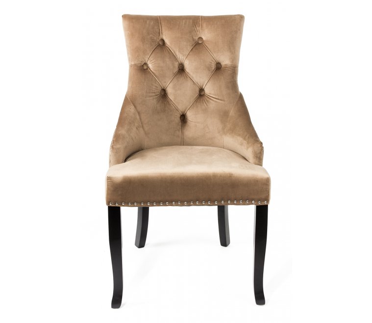 Стул для гостиной 24YJ-236-413 велюр бежевый