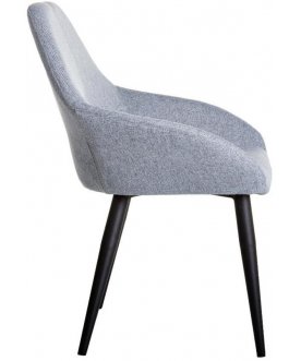 Стул-кресло Kent серый / черный