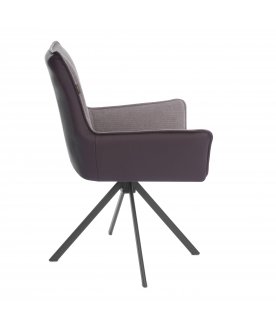 Стул-кресло Murano бежевый / коричневый