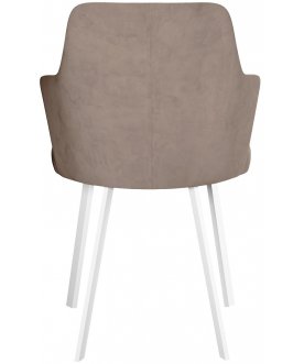 Стул-кресло DikLine 345 капучино / белый