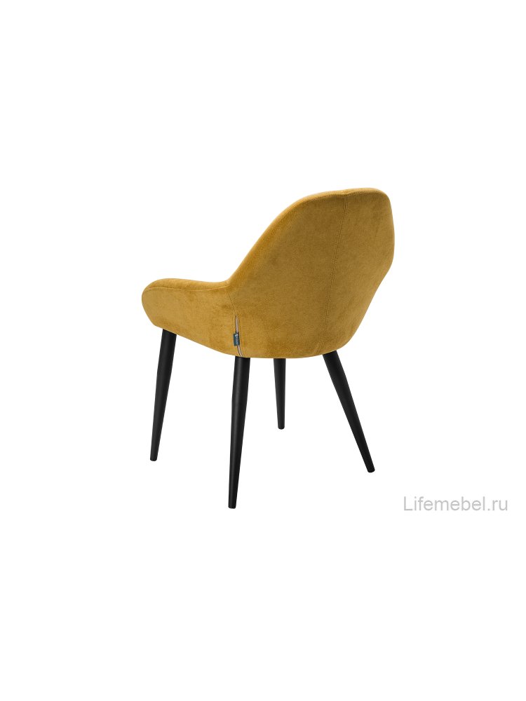 Кресло Kent жёлтое / чёрное