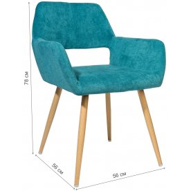 Стул на металлокаркасе Оливер