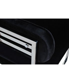 Дизайнерский стул GY-8504STUL-CHERN черный / хром