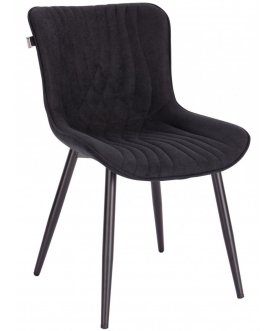 Стул на металлокаркасе Aqua черный