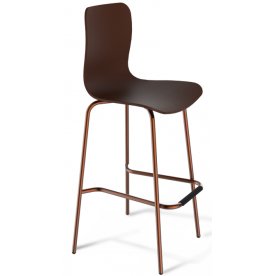 Стул барный SHT-S49 медный / коричневый