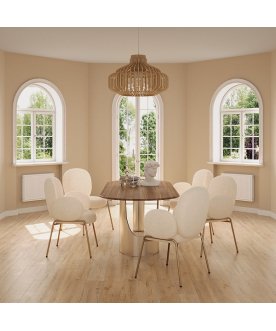 Стул дизайнерский Enchantment бежевый