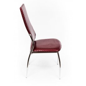 Стул F-68 бордовая клетка