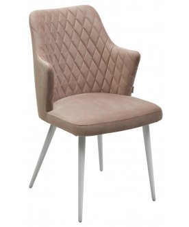 Стул на металлокаркасе Herman бежевый #5 / белый