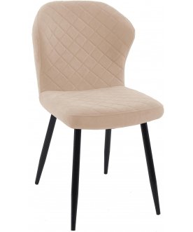 Стул на металлокаркасе DikLine 239M beige / черный