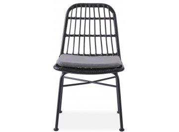 Стул на металлокаркасе K401 из ротанга