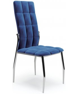 Стул на металлокаркасе K416 синий / хром