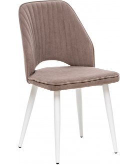 Стул на металлокаркасе Арман бежевый / черный