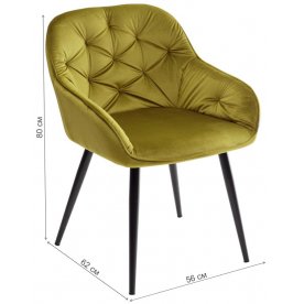 Стул на металлокаркасе Breeze bluvel-75