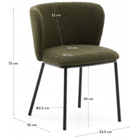 Стул на металлокаркасе Ciselia