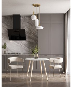 Металлический стул Бемби, серый