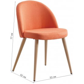 Стул на металлокаркасе DC373