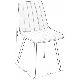 Стул на металлокаркасе Dublin G108-15