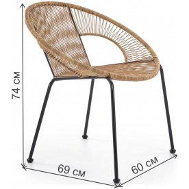 Стул на металлокаркасе Bari