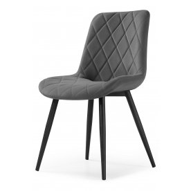 Стул на металлокаркасе Fox dark gray