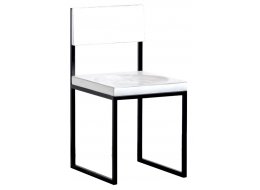 Стул на металлокаркасе Fullmoon белый