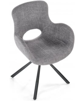 Дизайнерский стул K475 серый / черный