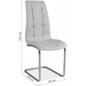 Стул на металлокаркасе H103