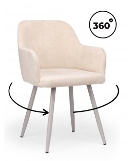 Стул-кресло Инфини горчичный (ocean 016) / светлое дерево