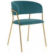 зеленый велюр / золото