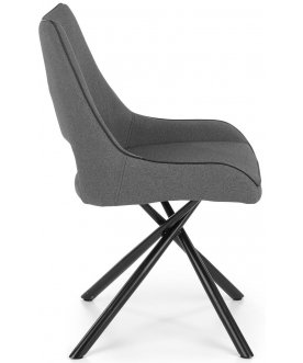 Стул на металлокаркасе K409 серый / черный