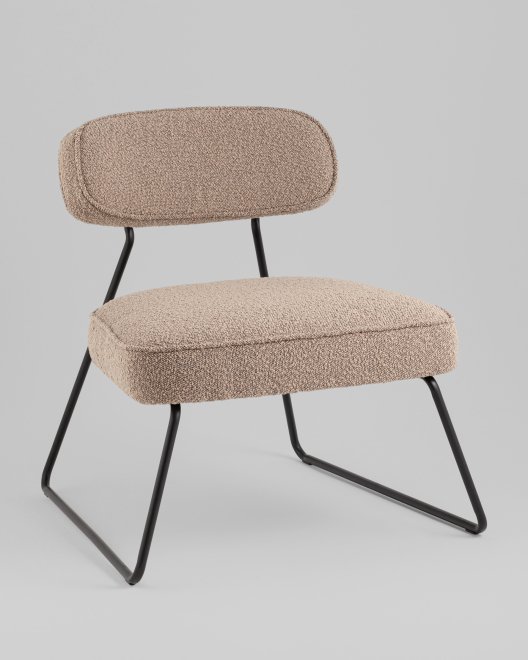 Стул на металлокаркасе Кайла, бежевый