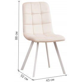 Стул на металлокаркасе C919/DC809 квадрат